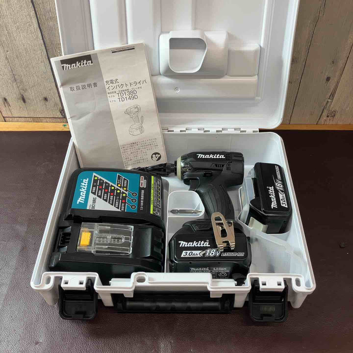 【中古美品】★マキタ(makita) コードレスインパクトドライバー TD149DRFXB【東大和店】