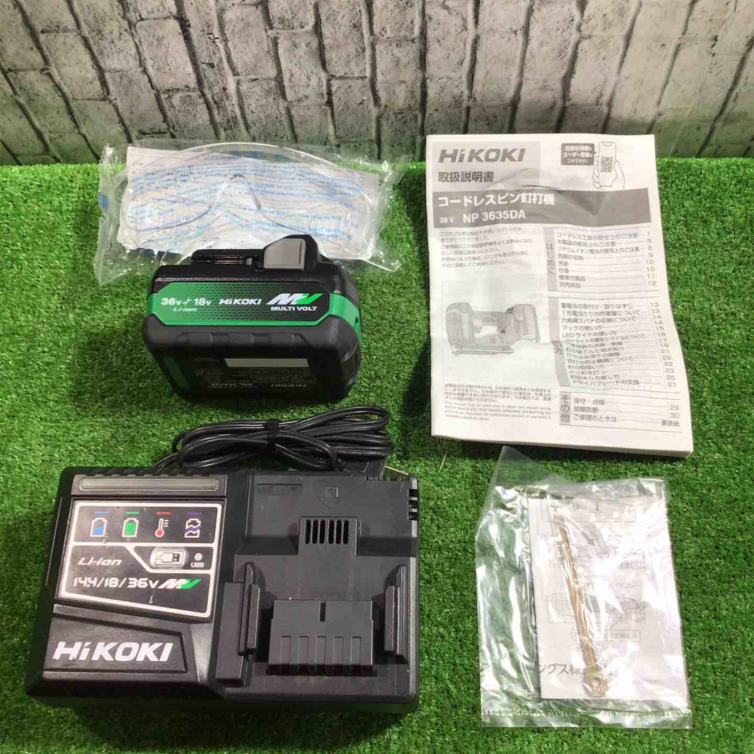 ★ハイコーキ(HIKOKI ※旧:日立工機) コードレスピンネイラ NP3635DA(XPZ)【川口店】