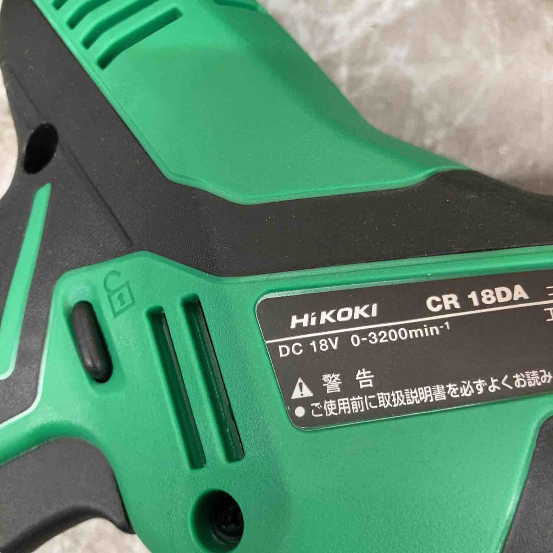 ☆ハイコーキ(HIKOKI ※旧:日立工機) コードレスセーバーソー CR18DA(NN)【八潮店】
