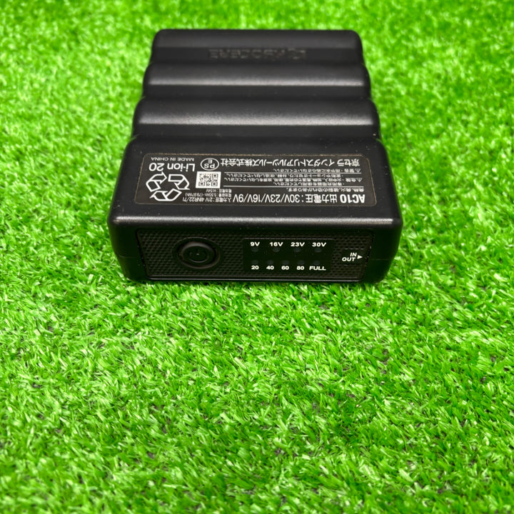 【美品】BURTLE バートル エアークラフト2026年モデル 30Vリチウムイオンバッテリー マットブラック AC10 78 F【電材館越谷店】