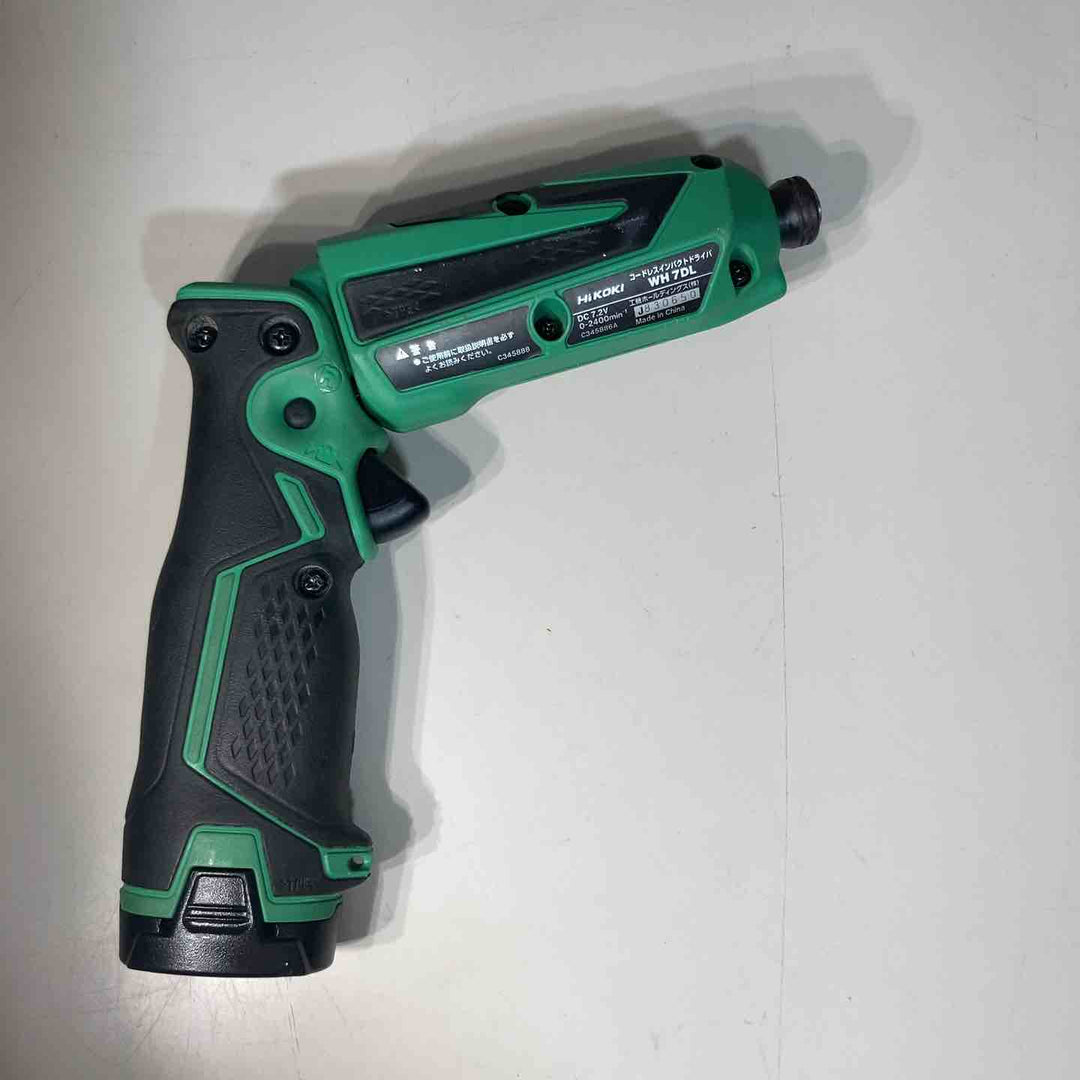 ◇ハイコーキ(HIKOKI ※旧:日立工機) 7.2V コードレスペンインパクトドライバー WH7DL(2LCSK)【戸田店】