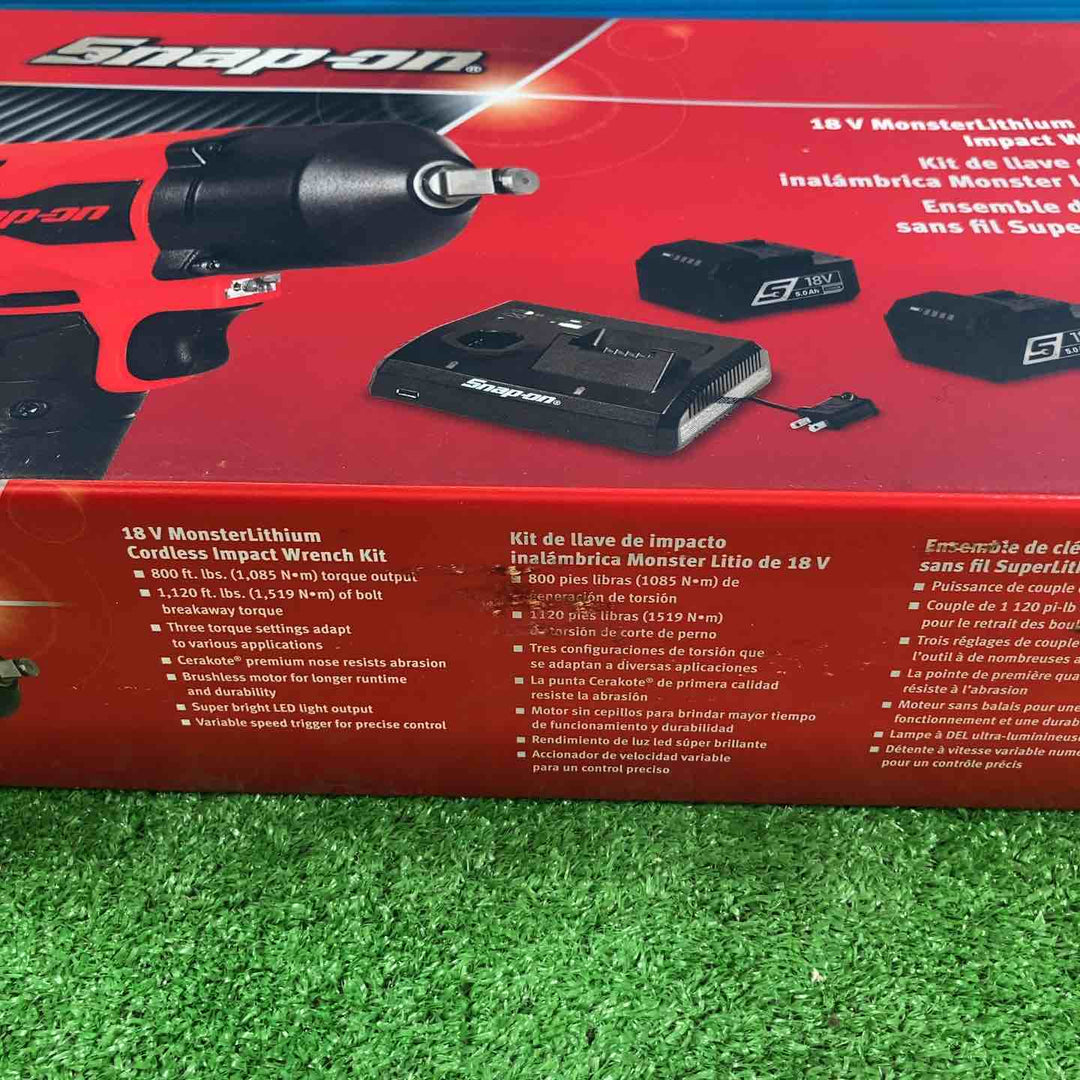 スナップオン/Snap-on 18V コードレスインパクトレンチ CT9050GJ2 グリーン バッテリー2個付きフルセット【岩槻店】