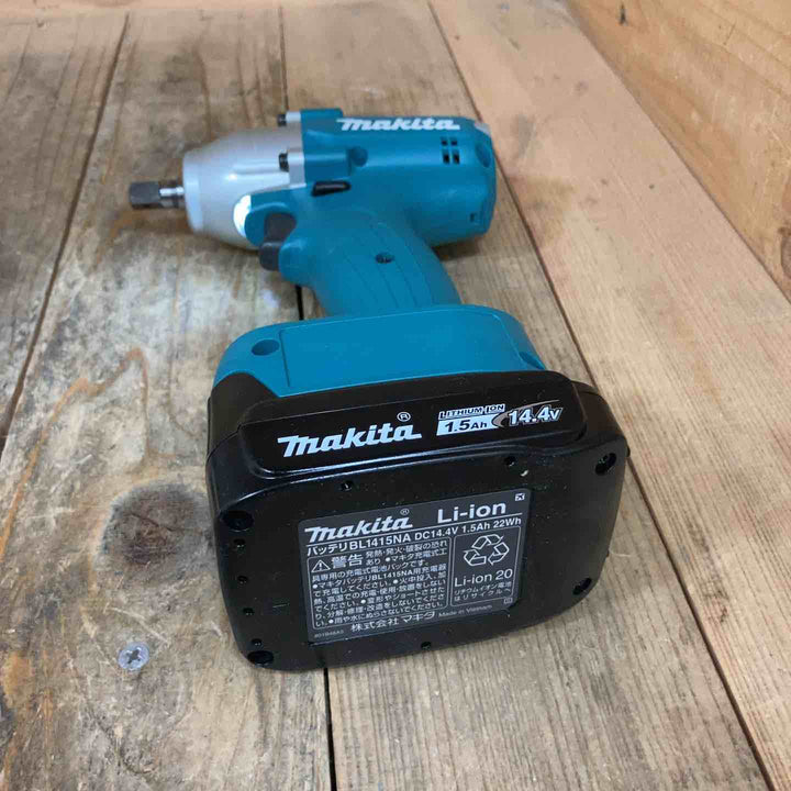 〇マキタ(makita) 産業用コードレスインパクトレンチ TWA100D 充電器 14.4V1.5Ahバッテリー付【所沢店】