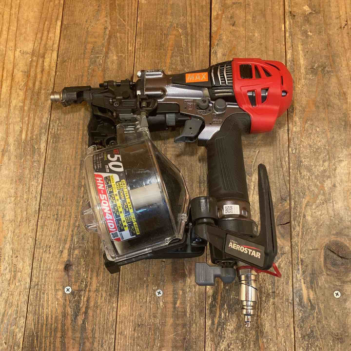 【中古品】マックス(MAX) 高圧用釘打ち機 HN-50N4(D)【所沢店】