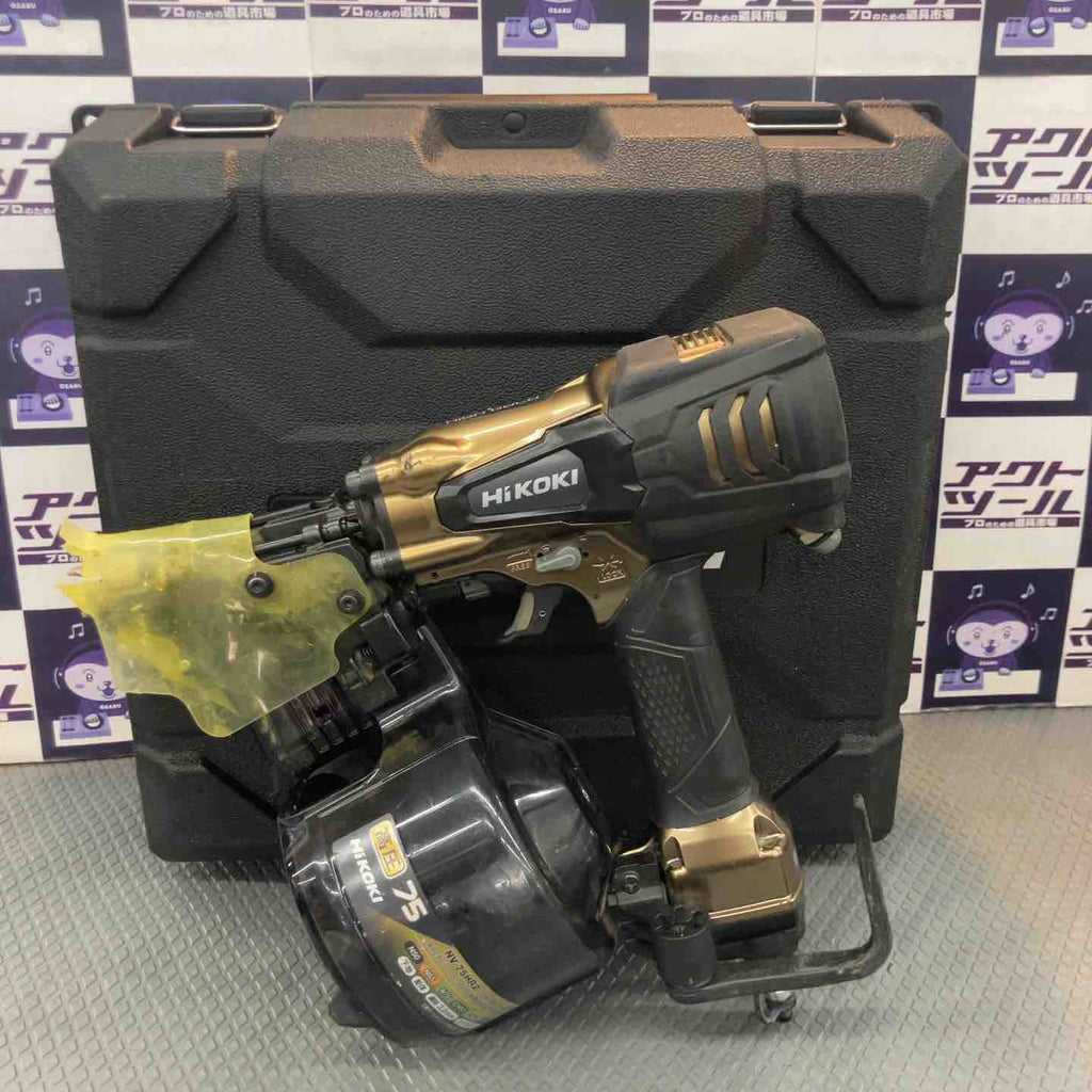 【中古品】ハイコーキ(HIKOKI ※旧:日立工機) 高圧エア釘打ち機 NV75HR2(S)【所沢店】 中古品】ハイコーキ(HIKOKI ※旧:日立工機) 高圧エア釘打ち機 NV75HR2(S