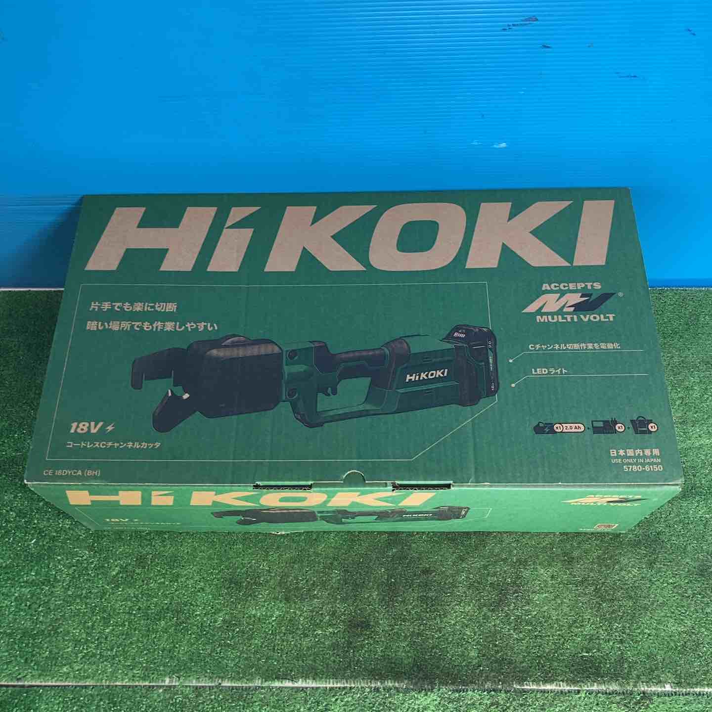 ☆ハイコーキ(HIKOKI) コードレスCチャンネルカッタ CE18DYCA(BH