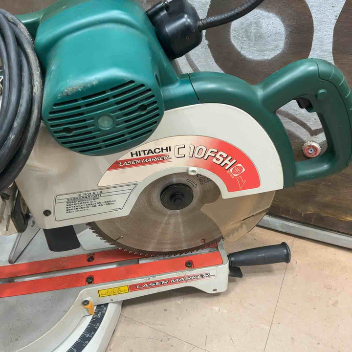 【店頭受取り限定】◇ハイコーキ(HIKOKI ※旧:日立工機) 卓上スライド丸のこ C10FSH【草加店】