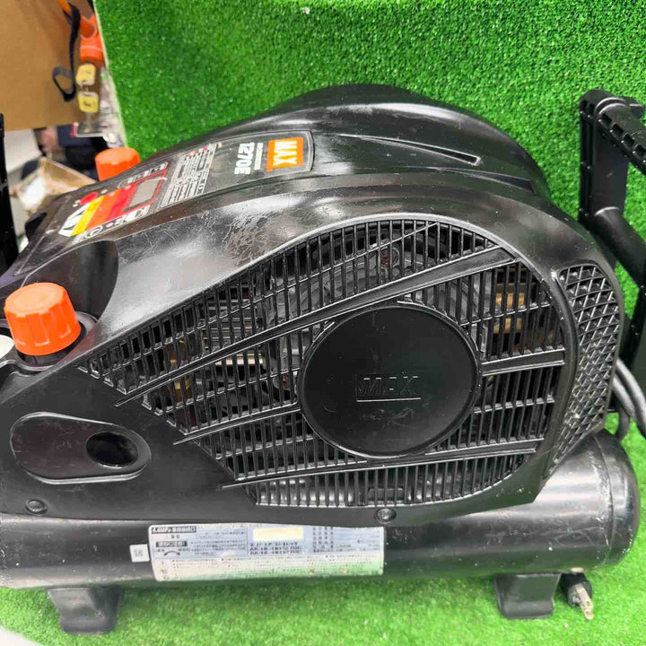 【ジャンク品】★マックス(MAX) エアコンプレッサー AK-HH1270E_ブラック【桶川店】