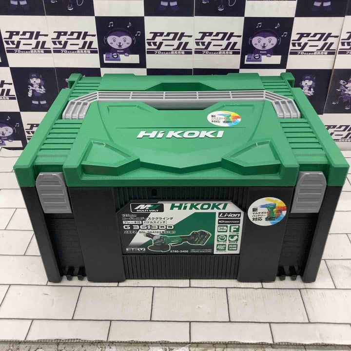 ★ハイコーキ(HIKOKI ※旧:日立工機) 125mmコードレスディスクグラインダ G3613DD(2XPZ)【所沢店】