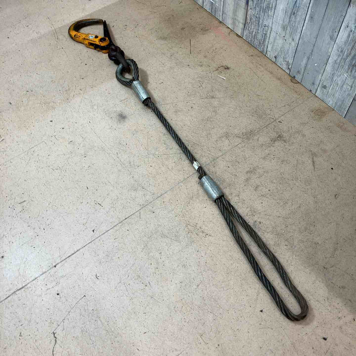 【中古品／店頭受取り限定】 スーパーツール(SUPERTOOL) 吊りクランプ SLH2 ワイヤー付 ウインチ ホイスト 【東大和店】