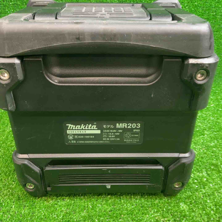 【中古品】 マキタ(makita) コードレススピーカー(黒) MR203DZB【藤沢店】