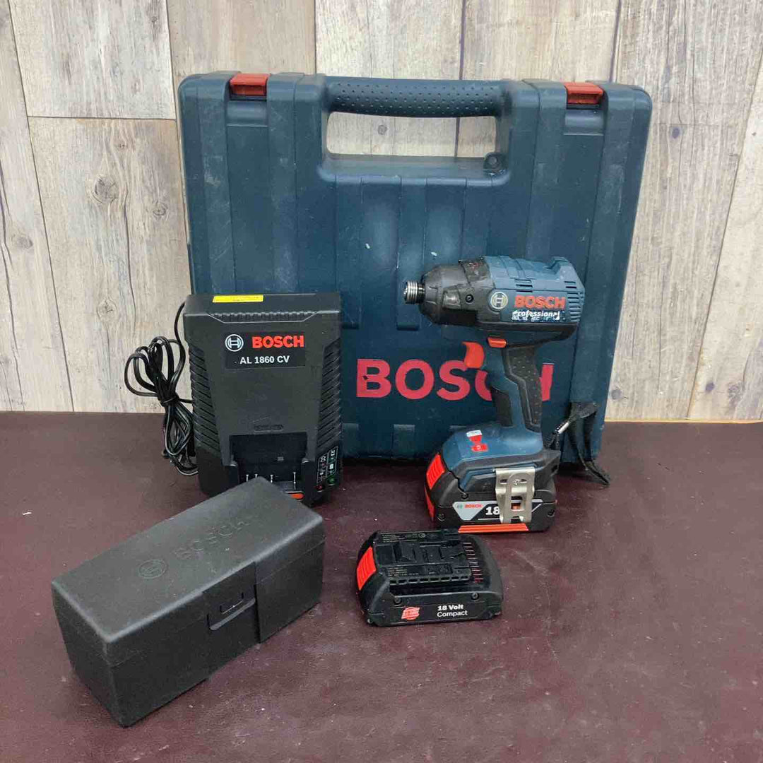 中古品】 BOSCH(ボッシュ) 18Vバッテリー インパクトドライバー GDR18V 