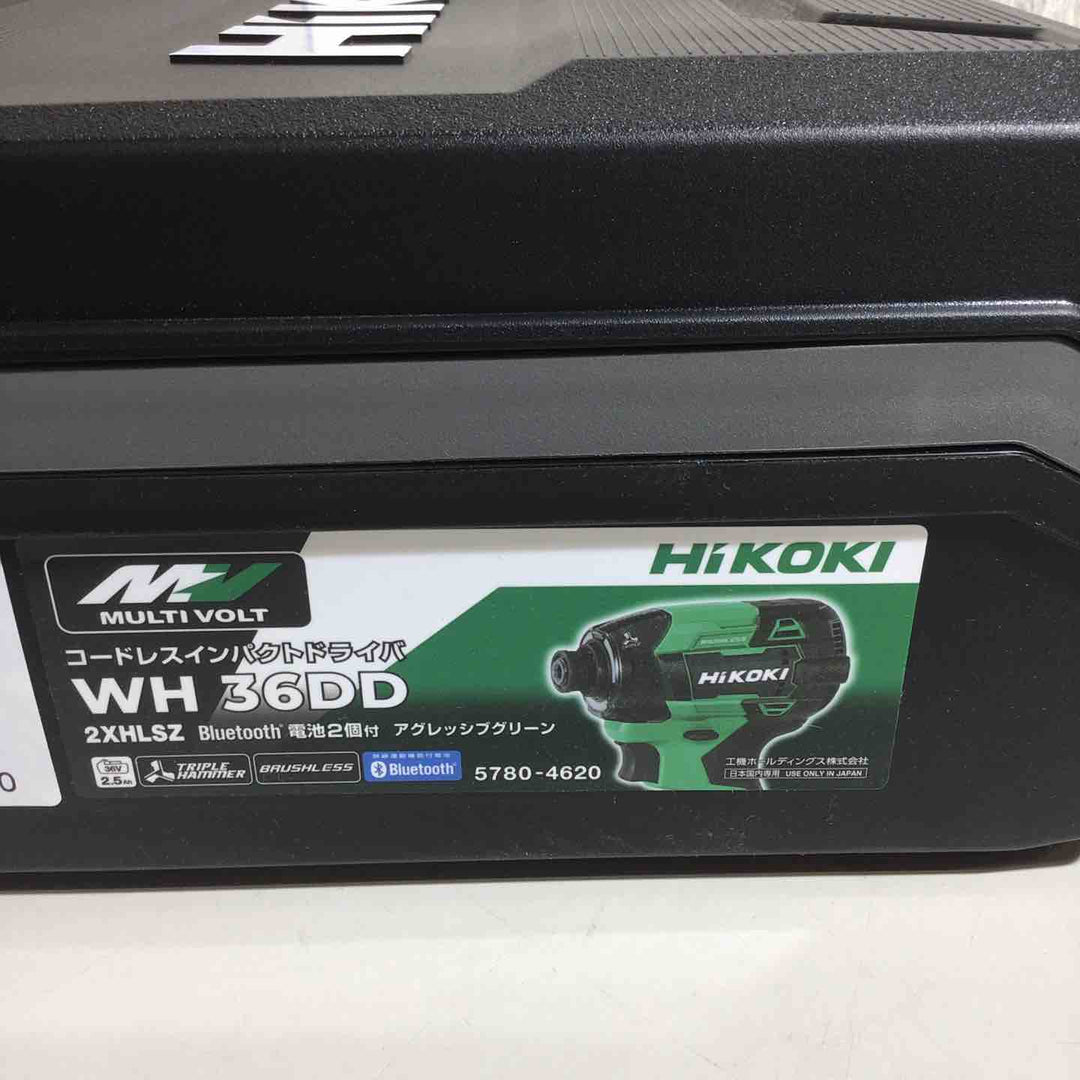 ★ハイコーキ(HIKOKI ※旧:日立工機) コードレスインパクトドライバ アグレッシブグリーン WH36DD(2XHLSZ)【戸田店】