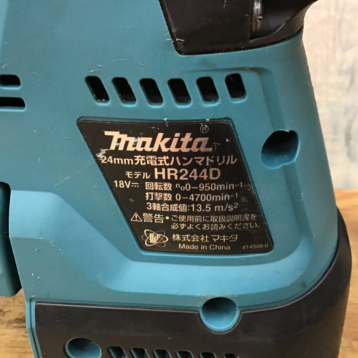 ☆マキタ(makita) コードレスハンマドリル HR244DZK【柏店】