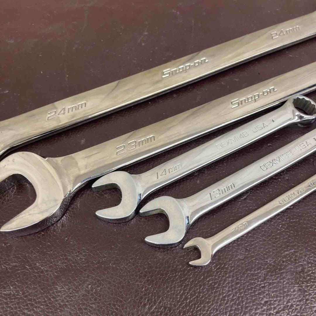【中古品】 スナップオン(Snap-on) コンビネーションレンチ OEXM7B・OEXM230B・OEXM240B 5本組 【東大和店】