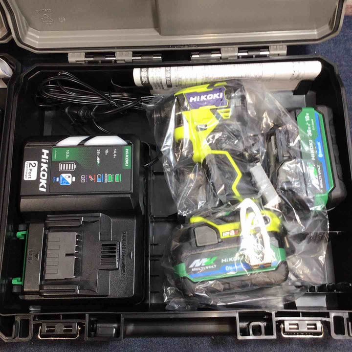 ハイコーキ(HIKOKI ※旧:日立工機) コードレスインパクトドライバ スパイダーイエロー WH36DD(2XHYSZ) 2台セット【八潮店】