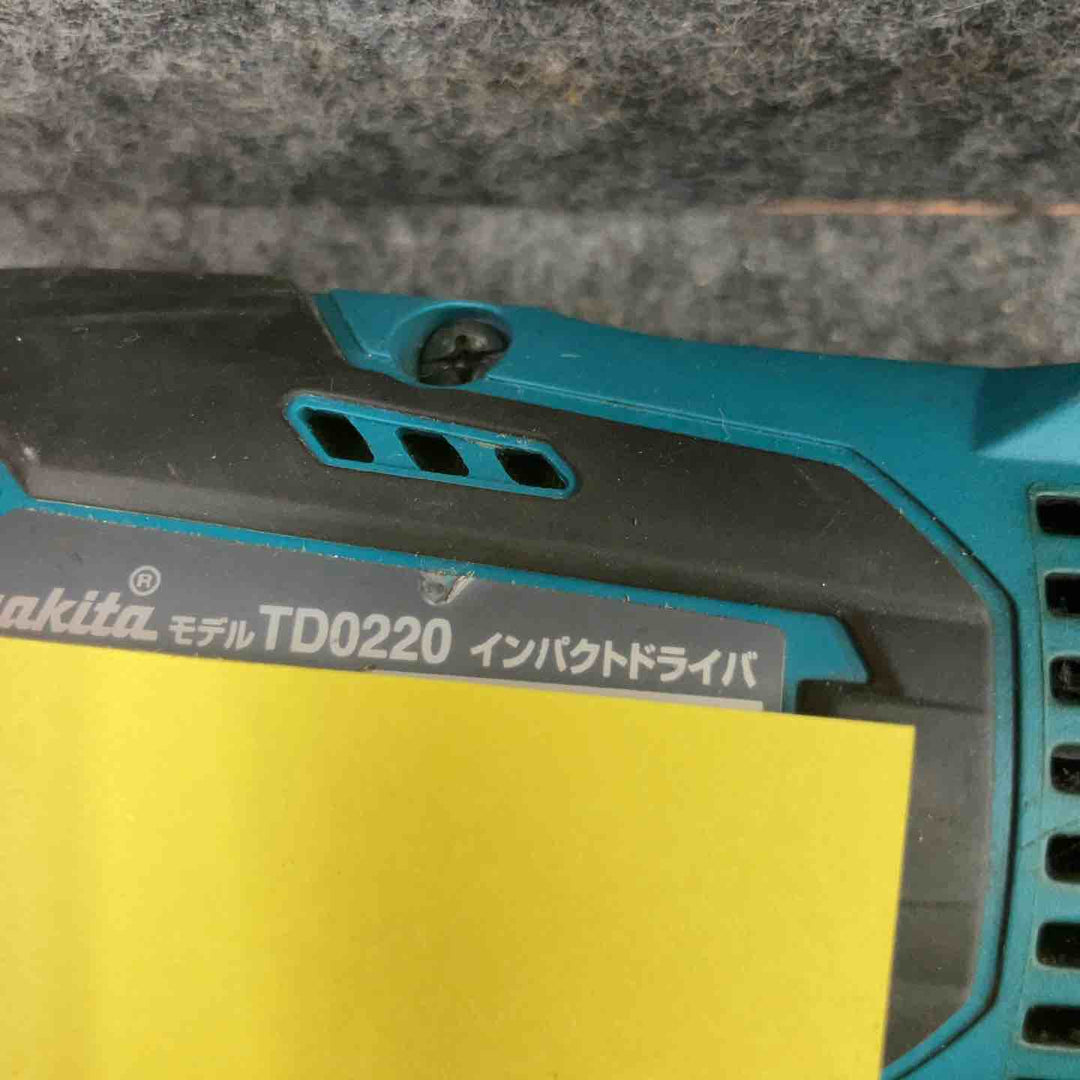 【現状品】☆マキタ(makita) インパクトドライバ TD0220【鴻巣店】
