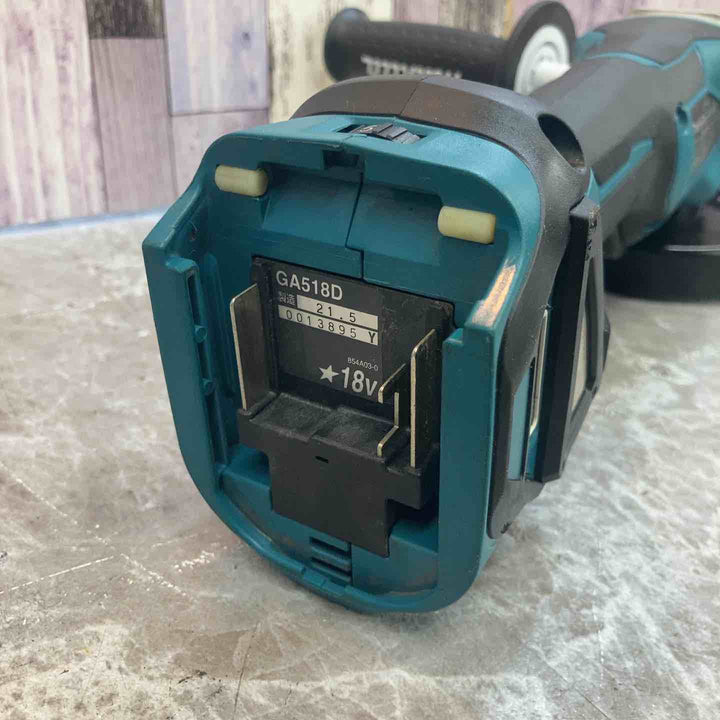 ☆マキタ(makita) 125mmコードレスディスクグラインダ GA518DZ【八潮店】