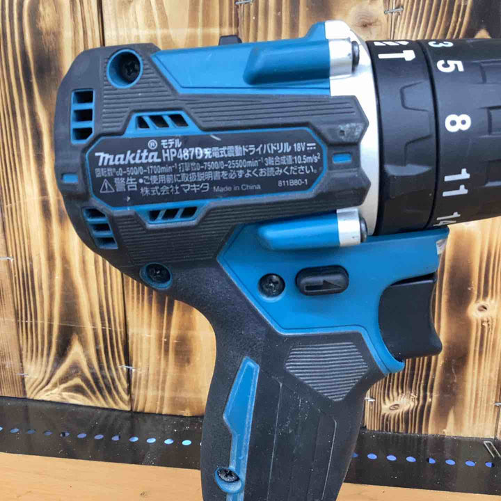 ★マキタ(makita) コードレス振動ドリルドライバー HP487DZ【越谷店】