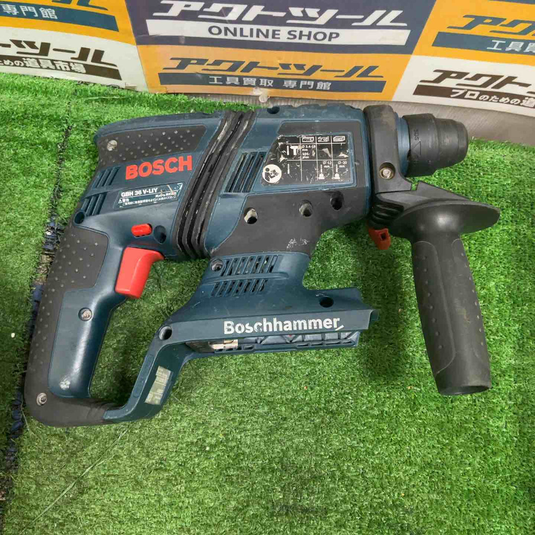 ★ボッシュ(BOSCH) コードレスハンマドリル GBH36V-LIY バッテリー2個、充電器付き【草加店】