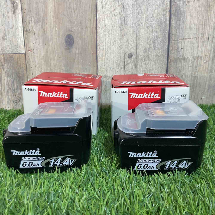 ▼マキタ(makita) リチウムイオンバッテリー 14.4V/6.0Ah BL1460B 2個セット【戸田店】