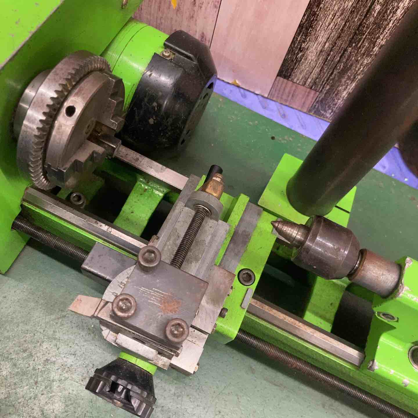 現状品】TOYO ML-210 卓上ミニ旋盤 ミーリングアタッチメント【八潮店