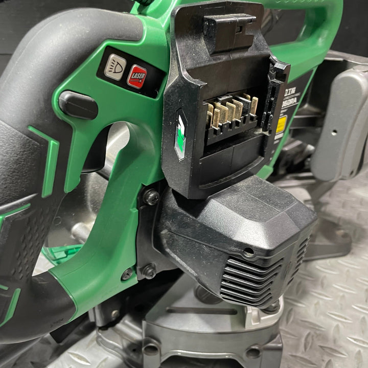 ★ハイコーキ(HIKOKI ※旧:日立工機) コードレス卓上スライド丸のこ C3606DRA(XP)【川口店】