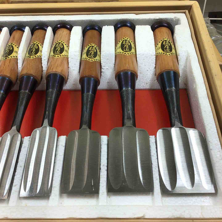 銘:橘左近 鑿 10本セット【川崎店】