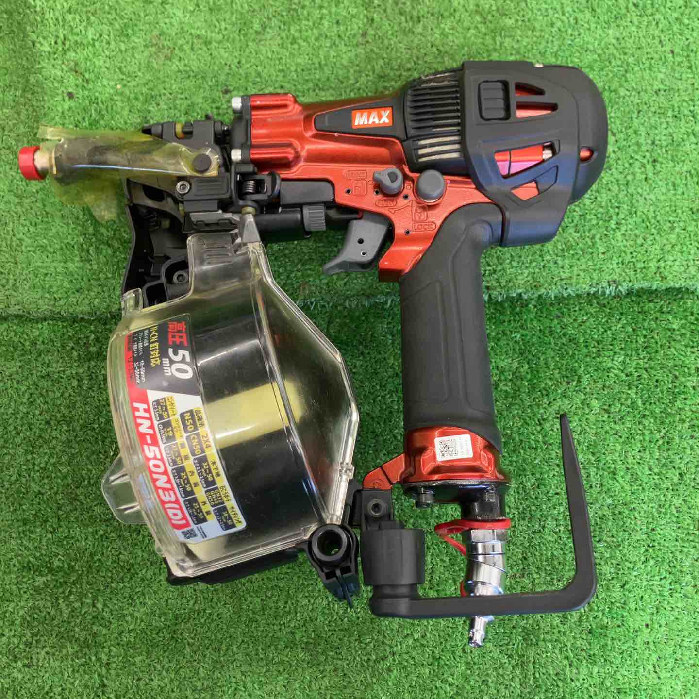 中古品】 マックス/MAX 高圧エア釘打ち機・HN-50N3(D)-R 【桶川店