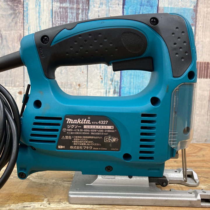 ☆マキタ(makita) ジグソー 4327 使用ブレード：Bタイプ【柏店】