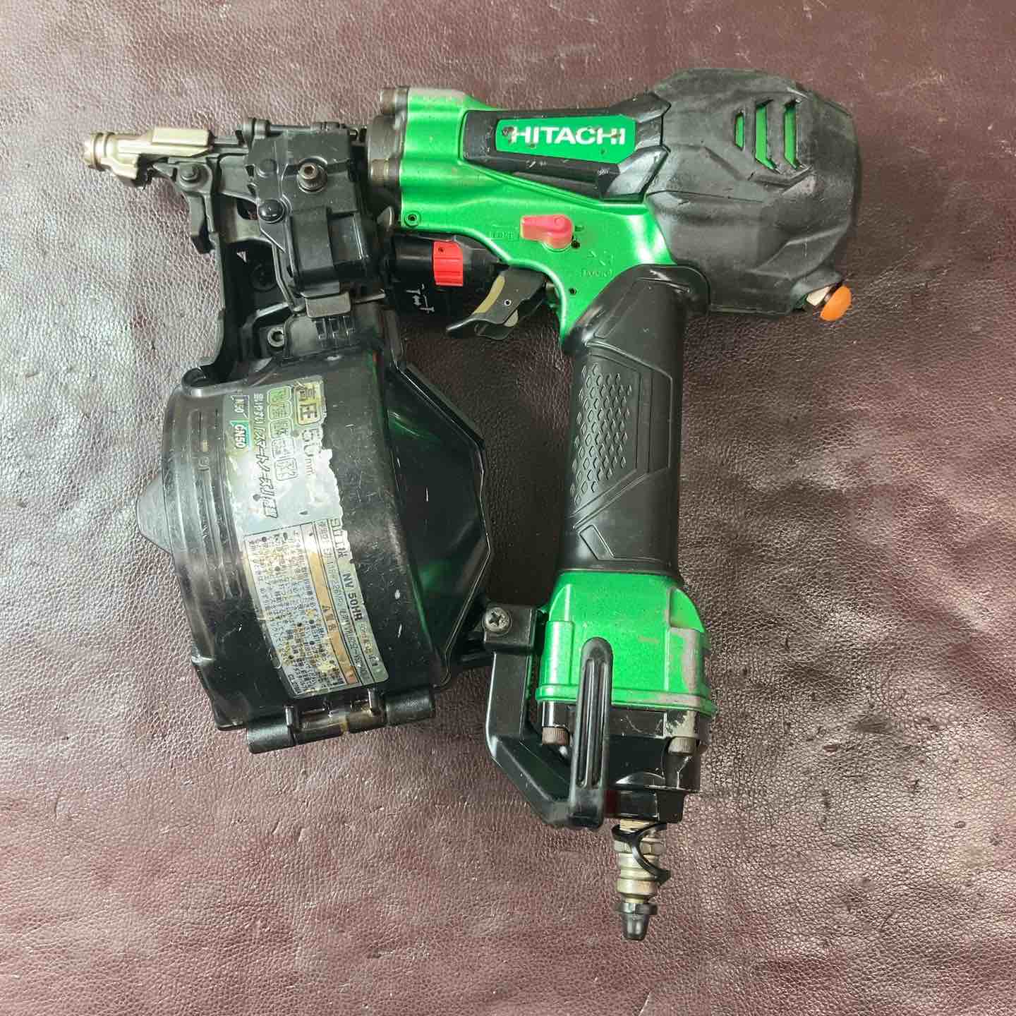 ハイコーキ　高圧釘打ち機　NV50HR　中古品 中古品】ハイコーキ(HIKOKI ※旧:日立工機) 高圧エア釘打ち機 NV50HR(SL