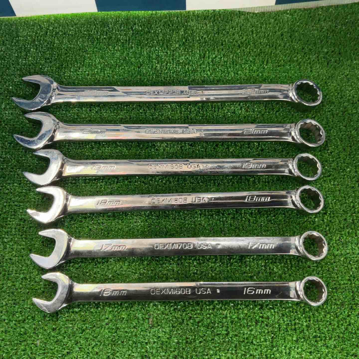 スナップオン(Snap-on) ショートコンビネーションレンチ 6本セット OEXM160B/170B/180B/190B/210B/220B【草加店】