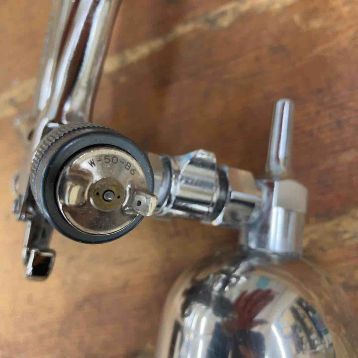 ▼アネスト岩田 スプレーガン kiwami W-50-B6 カップ,圧力計付き【柏店】