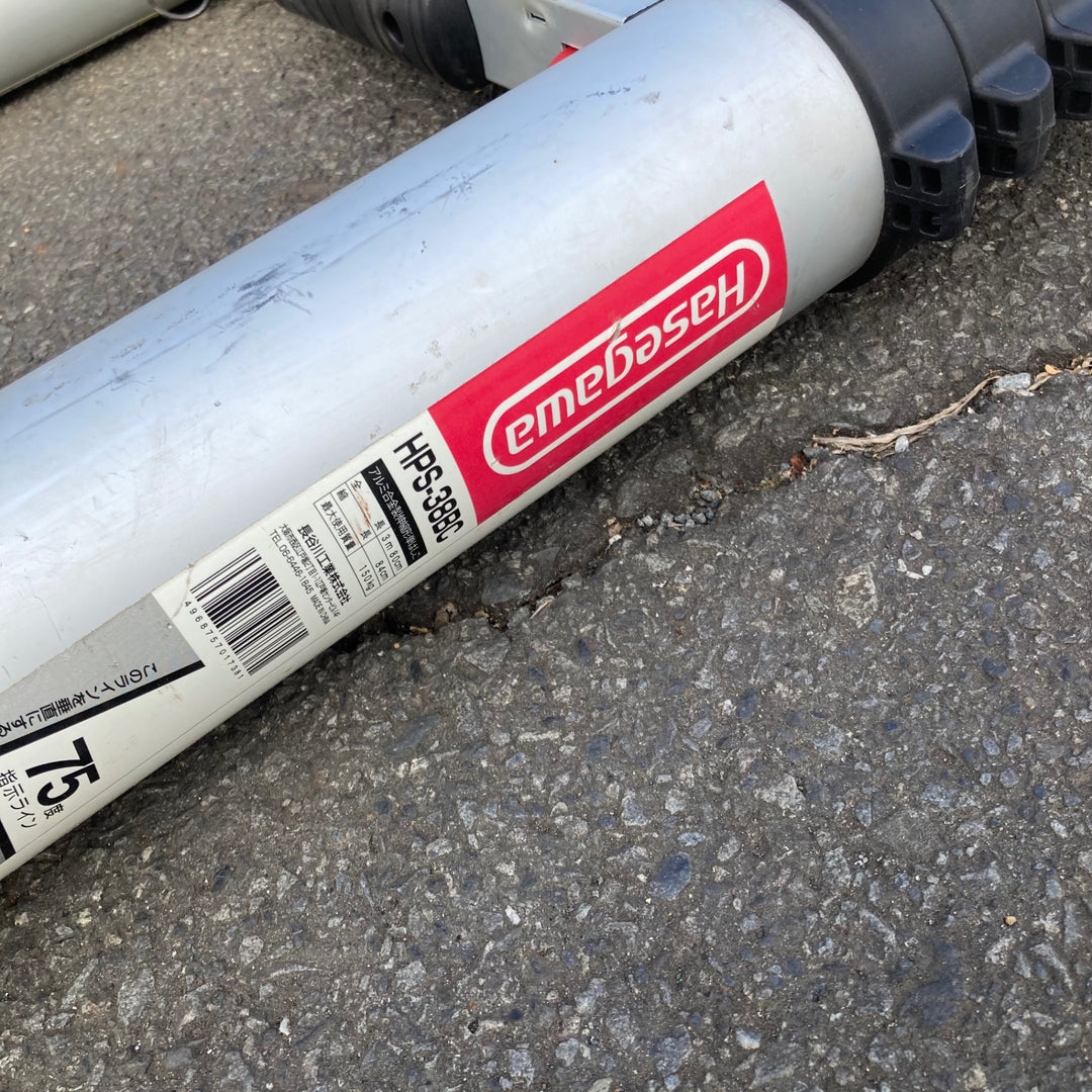 【中古品】Hasegawa(ハセガワ) コンパクト1連はしご HPS-38BC テレスコピックラダー【東大和店】