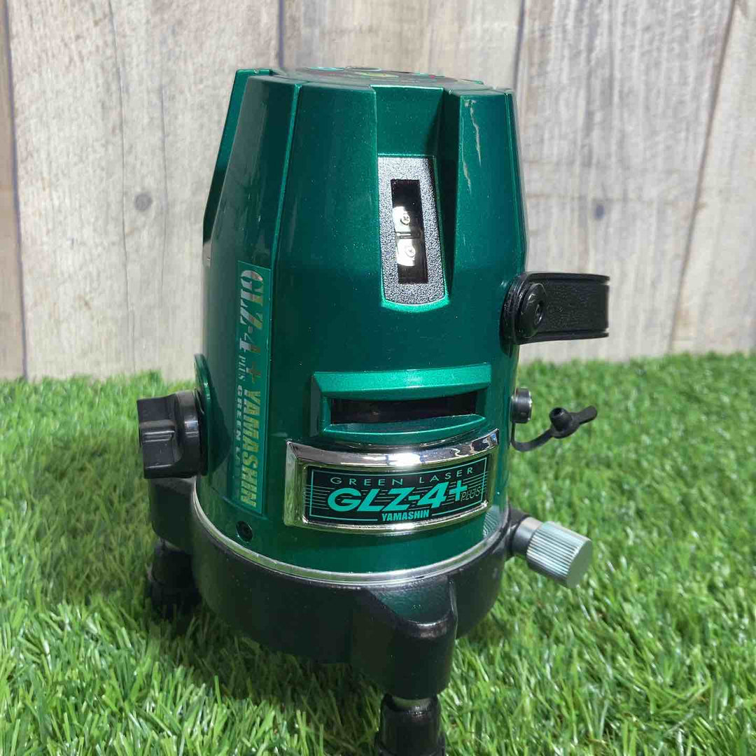 ◇山真製鋸(YAMASHIN)グリーンレーザー墨出し器 GLZ-4+たち線・水平ライン・大矩ライン・地墨ポイント【戸田店】