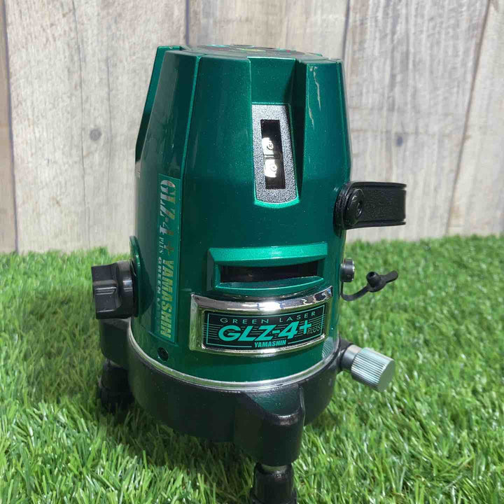 ◇山真製鋸(YAMASHIN)グリーンレーザー墨出し器 GLZ-4+たち線・水平ライン・大矩ライン・地墨ポイント【戸田店】