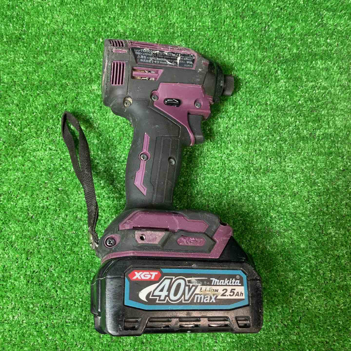 ★マキタ(makita) コードレスインパクトドライバー TD002GZAP 40Vmax2.5Ahバッテリー付【岩槻店】
