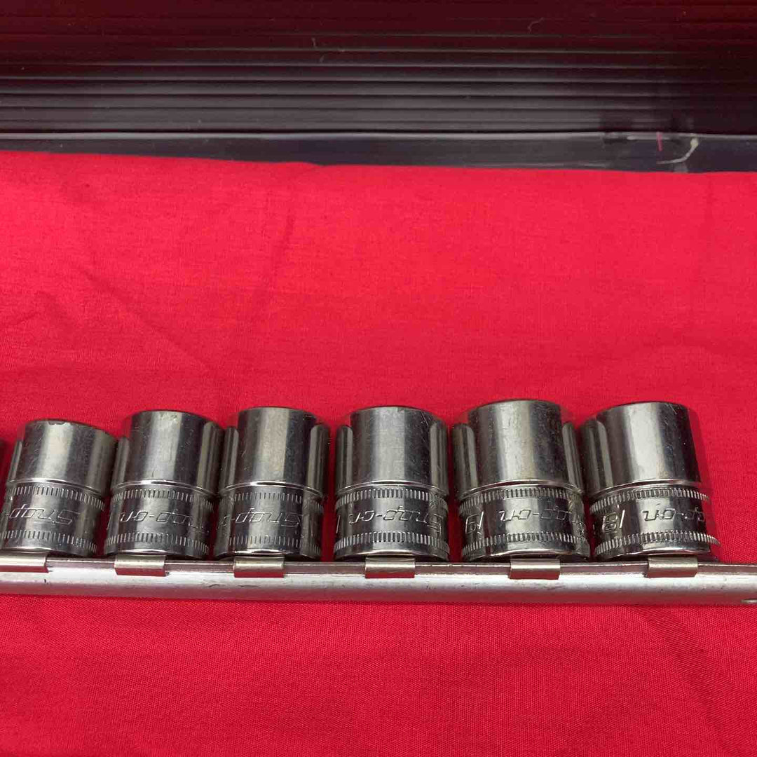 Snap-on(スナップオン) 3/8シャローソケットセット FM12点セット 12角 19・18・17・16・15・14・13・12・11・10・9・8【川越店】
