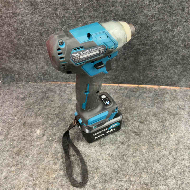 ★マキタ(makita) コードレスインパクトドライバー TD111DSMX ケース(10.8V4.0Ahバッテリー*2、充電器)【鴻巣店】