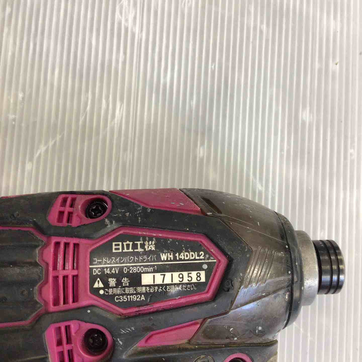 ★ハイコーキ(HIKOKI ※旧:日立工機) コードレスインパクトドライバー WH14DDL2(2LYPK)(R)【草加店】