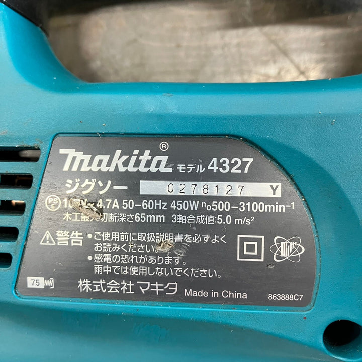 マキタ makita ジグソー 4327【戸田店】