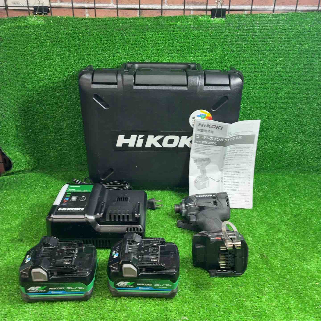 ハイコーキ(HIKOKI ※旧:日立工機) コードレスインパクトドライバー WH36DC(2XPSZ)(B)【藤沢店】