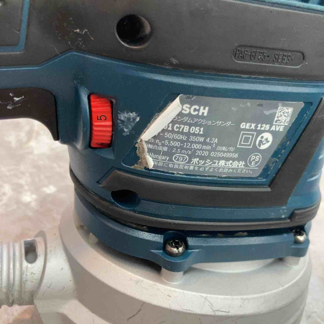 ◇BOSCH(ボッシュ) 吸じんランダムアクションサンダー GEX125AVE【八潮店】
