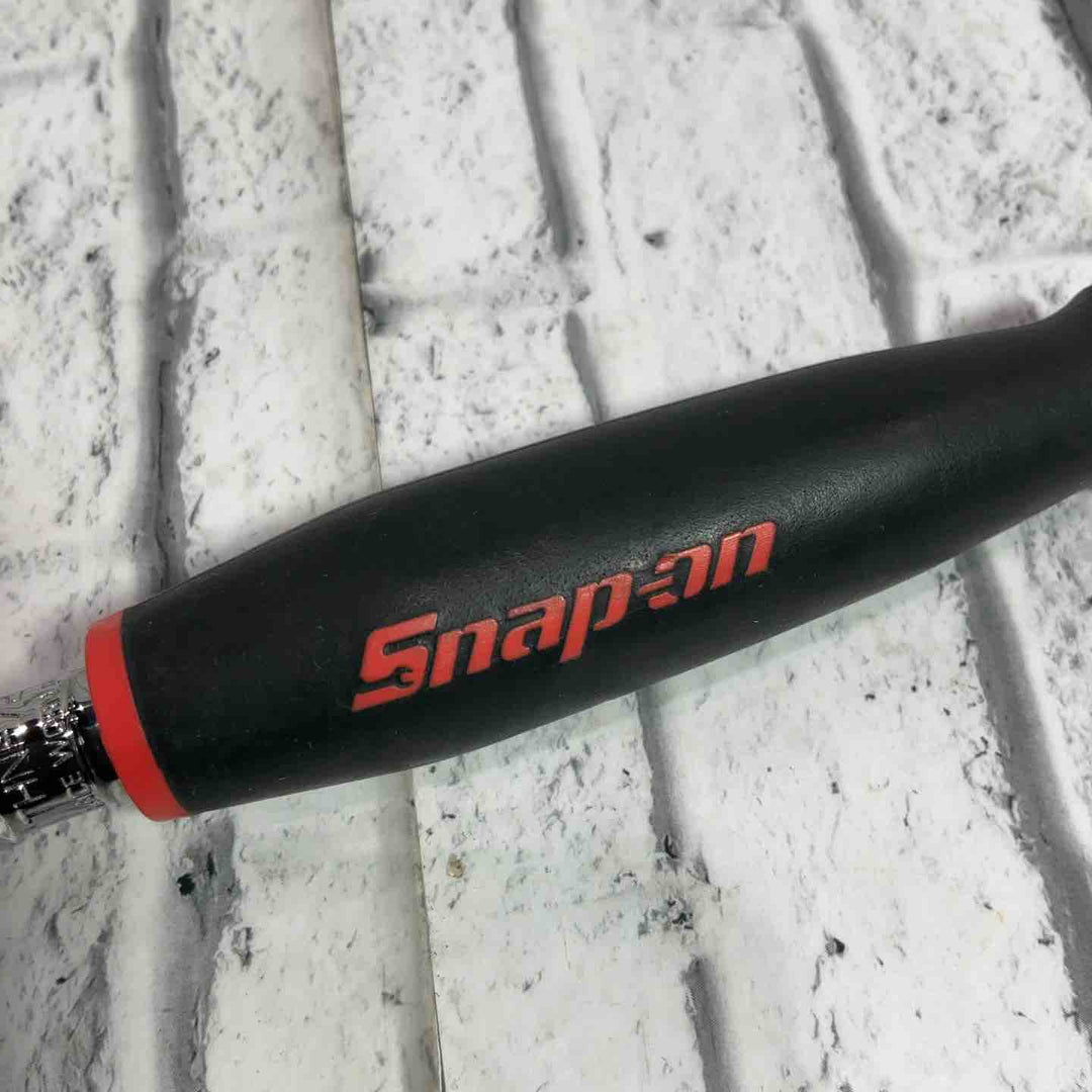 スナップオン(Snap-on) 1/4ソフトグリップラウンドヘッドラチェットハンドル(赤) THNF72【川口店】