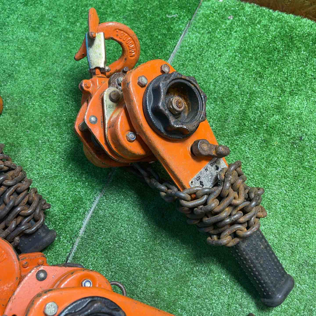 コンドーテック 0.8t レバーホイスト KC-0.8 6点まとめ レバーブロック 800kg【岩槻店】