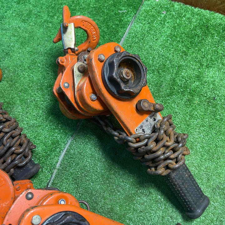 コンドーテック 0.8t レバーホイスト KC-0.8 6点まとめ レバーブロック 800kg【岩槻店】