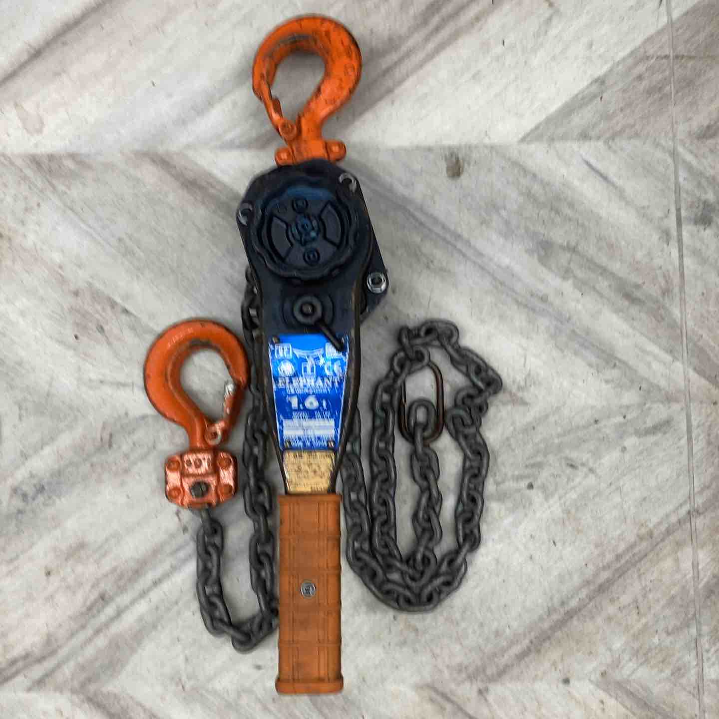 キトー レバーブロック 中古　1　1/2 KITO　荷締　チェーンブロック L4 キトー レバーブロック 中古 1 1/2 KITO 荷締 チェーンブロック