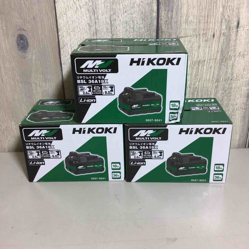 HiKOKI リチウムイオンバッテリー BSL 36A18X 楽天市場】HiKOKI 純正 バッテリー BSL36A18X 第2世代マルチ
