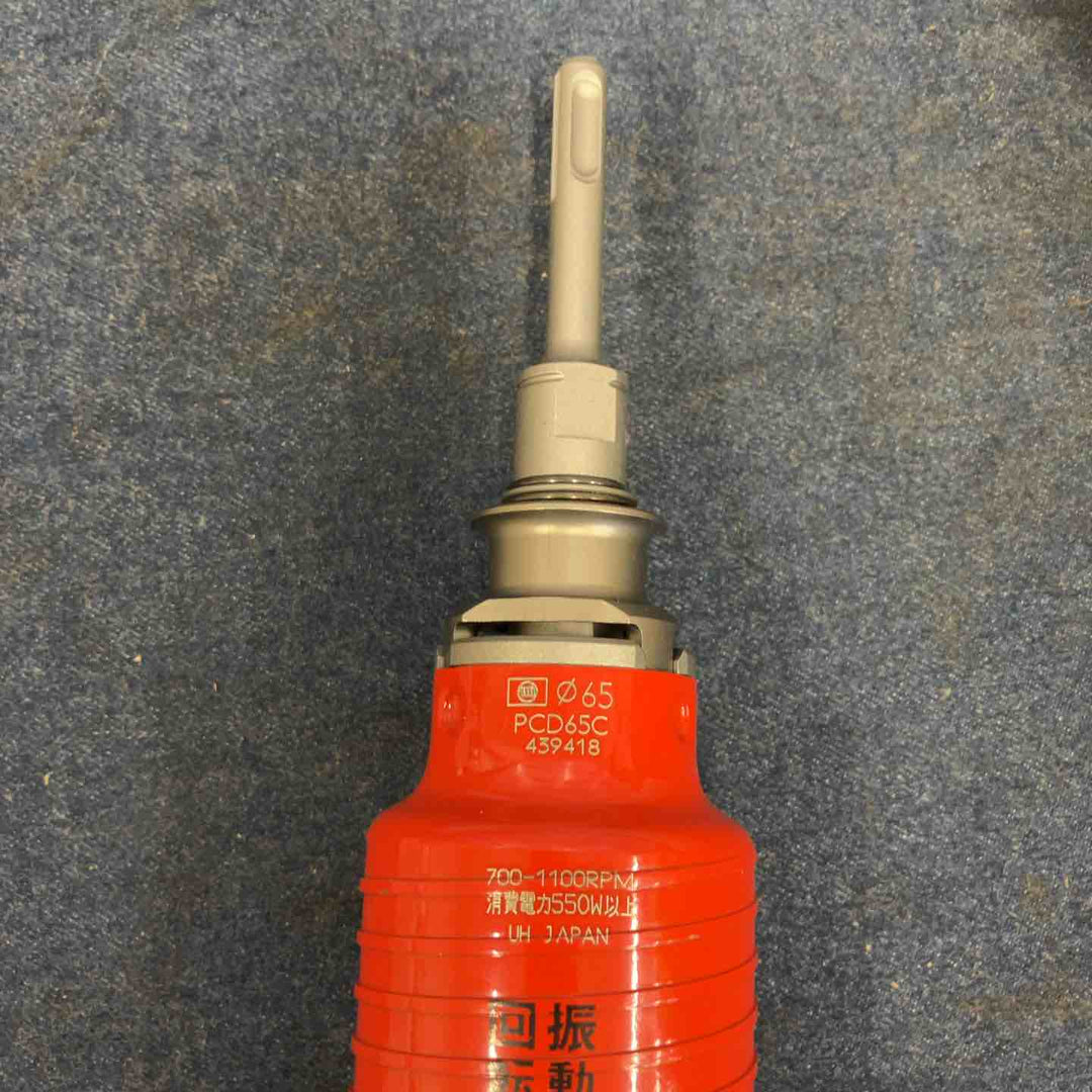 ミヤナガ ドライモンドコアドリル 乾式 (ポリクリック)65mm SDSシャンク PCD65R【八潮店】