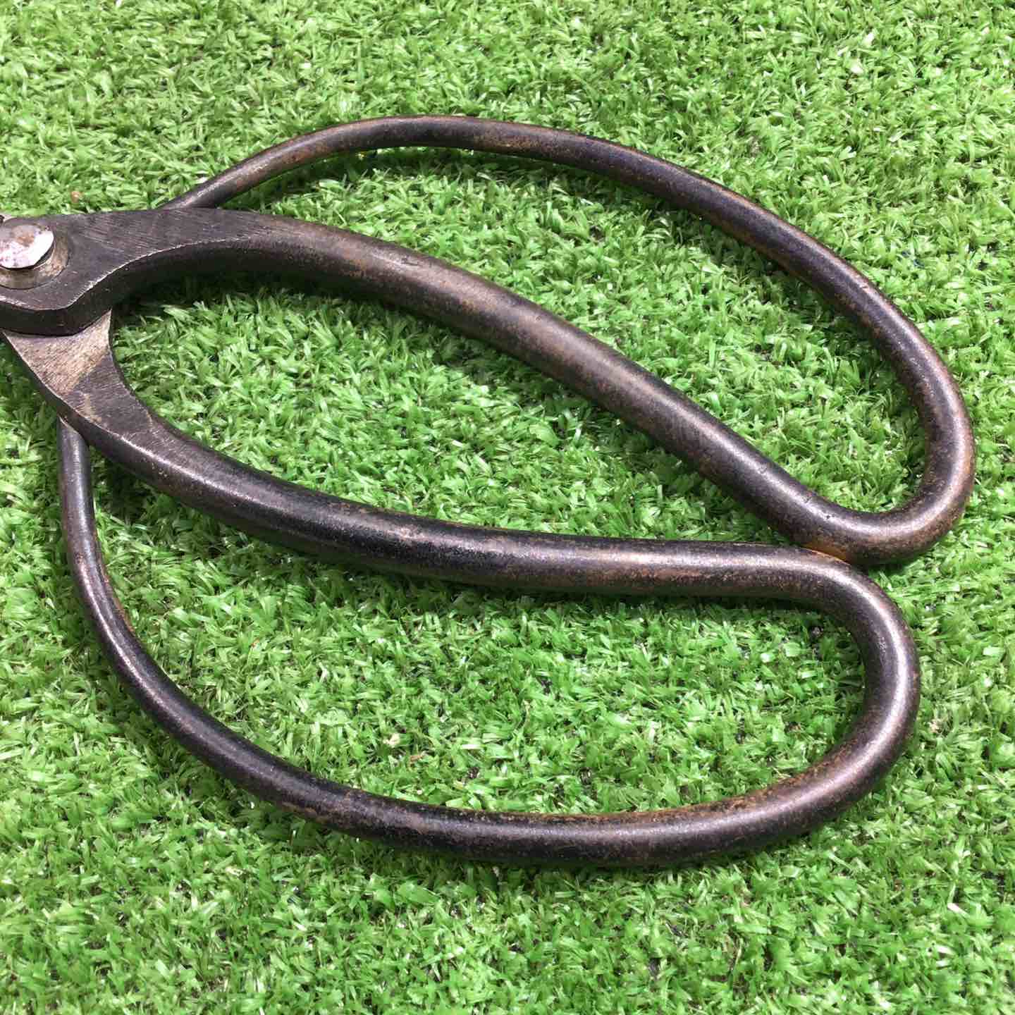 佐助 泉州堺清水住 植木鋏 弐寸 刃長約60mm 本体のみ 錆あり